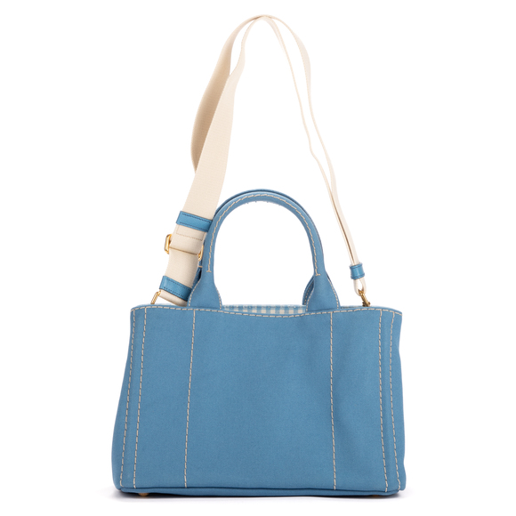 Prada Small Canapa Tote - Picture 4 of 7